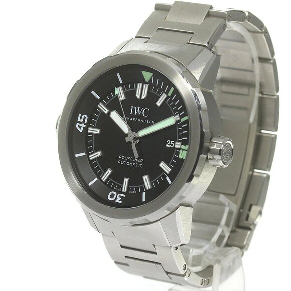 IWC SCHAFFHAUSEN Aqua timer IW329002 Date black Dial Automatic Men's_842355 - Picture 2 of 6